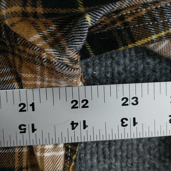 Eddie Bauer Men's Flannel Button-Down Shirt Multi Large Plaid Long Sleeve Cotton - Picture 13 of 13